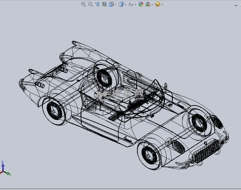 雪佛兰小轿车设计模型 - 乘用车图纸 - 沐风网