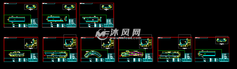 弧形铝板加工图设计