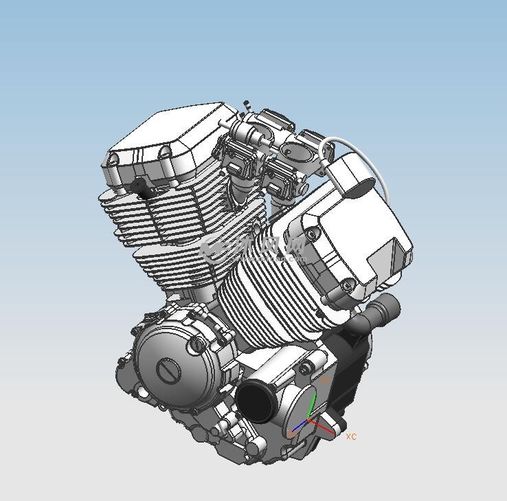 v型双缸发动机设计