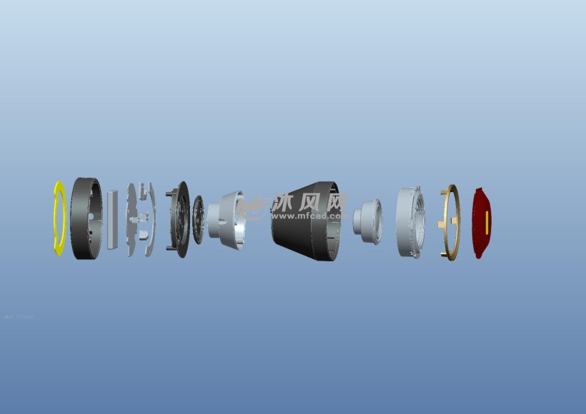 蓝牙音箱结构设计3d