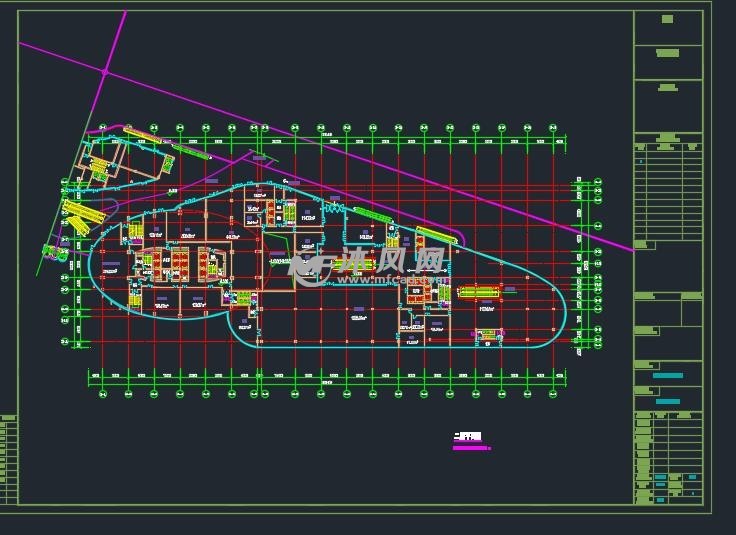 五星酒店裙房二层平面图现代商业建筑总平面图图纸中包含的文件下载