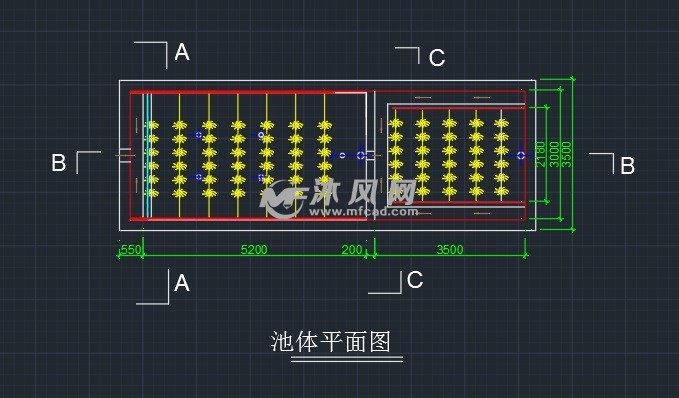 汙水處理生化池設計詳圖