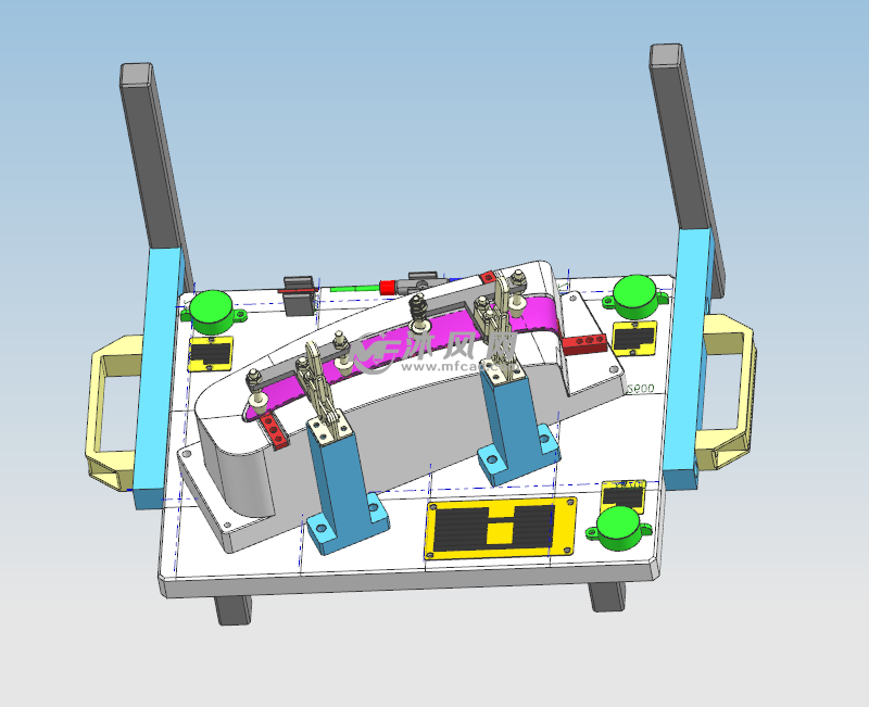 汽车盖板检具设计