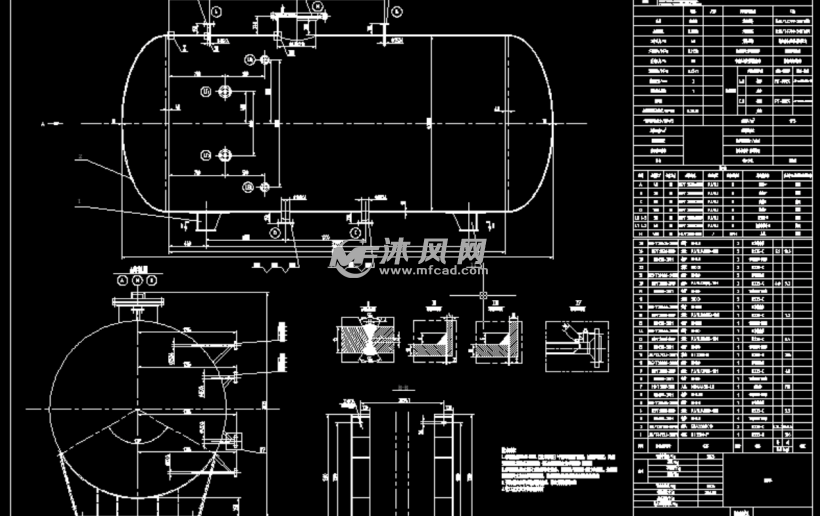 32t濃硫酸儲罐裝配圖