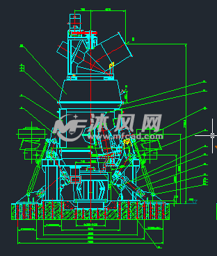 1700辊式立磨(煤粉)总图 