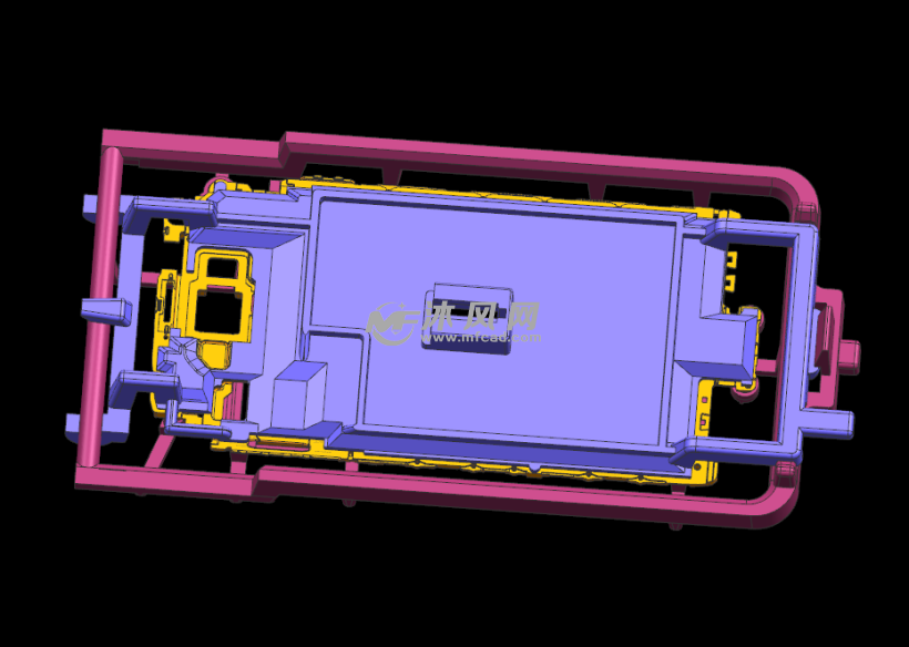 手机中框喷油治具