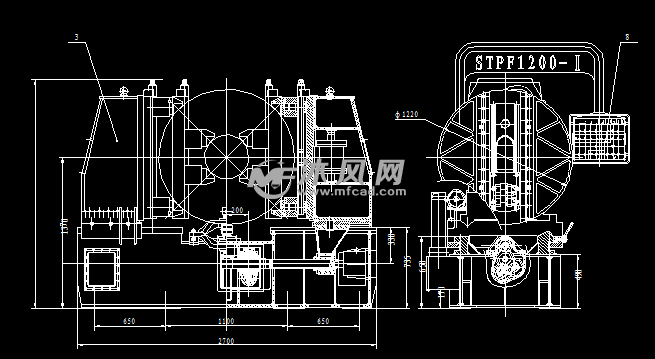 铝型材切割机模型设计图