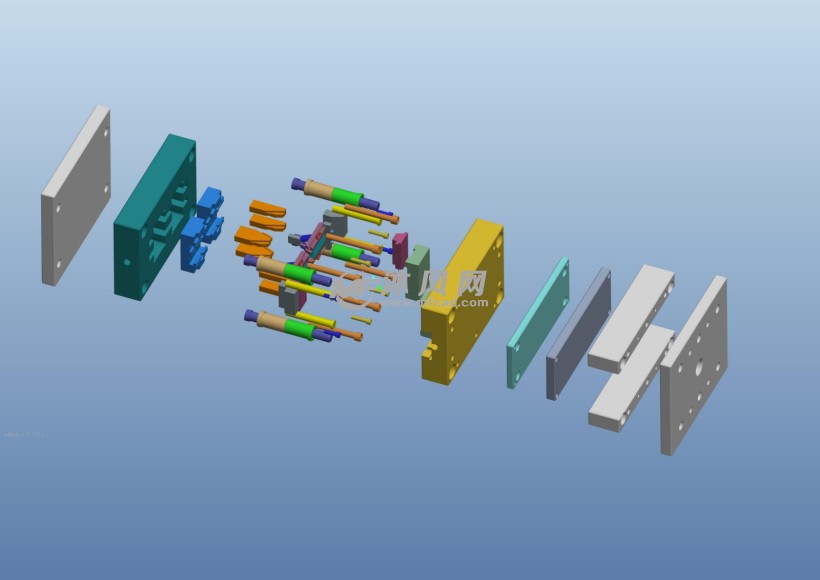注塑模具爆炸图片