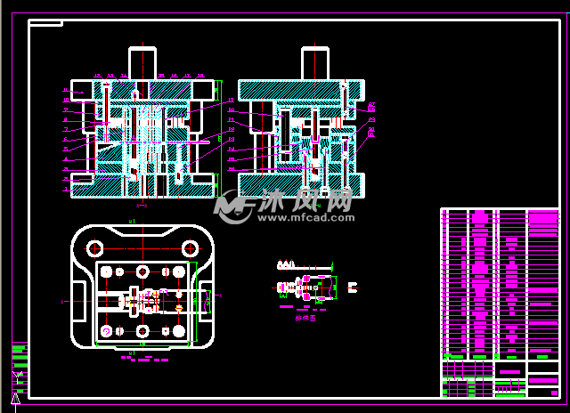 插扣级进模设计