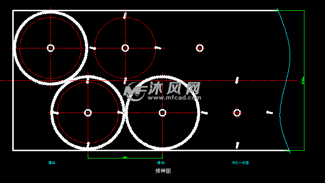 Φ305x102切木锯片级进模具设计