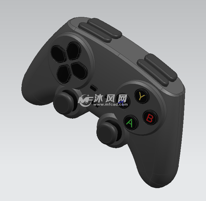 游戏手柄设计图模型