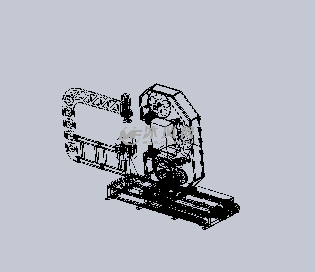 数控绳锯专用设计模型