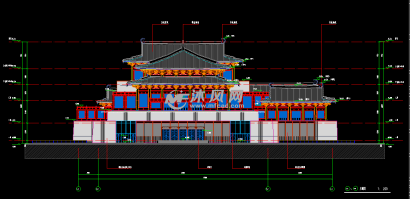 陕西大剧院平面图图片