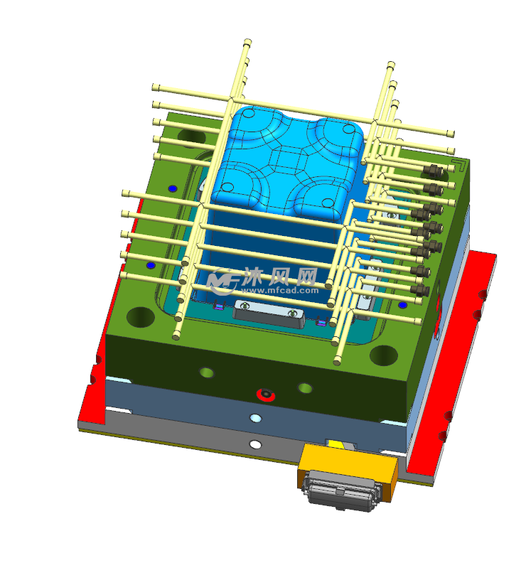 模具 运水冷却图