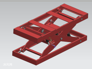 举升机起重器抬升机三维