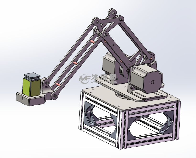 四軸機械臂模型設計圖