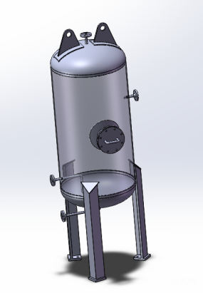 autocad分离压力容器图纸下载_autocad免费图纸,设计模型大全 - 沐风