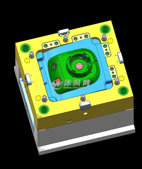 模具 後模結構設計圖