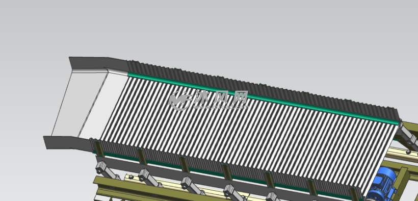 震荡输送线设计 - 输送和提升设备图纸 - 沐风网
