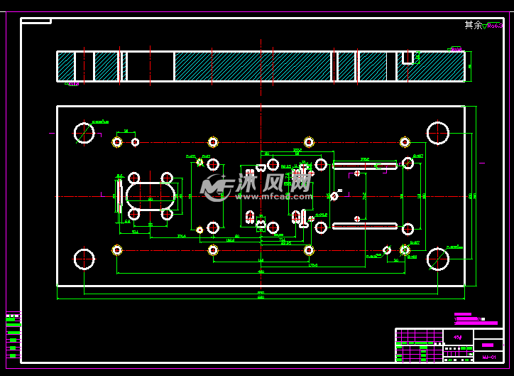 电脑光驱底板级进模设计 - 设计方案图纸 - 沐风网