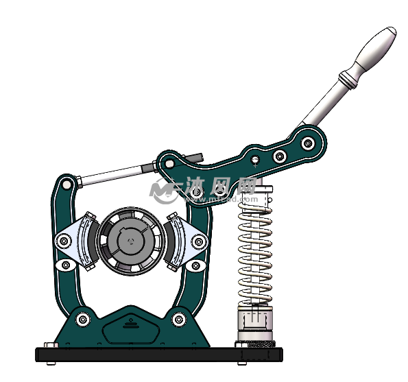 刹车机构装配图