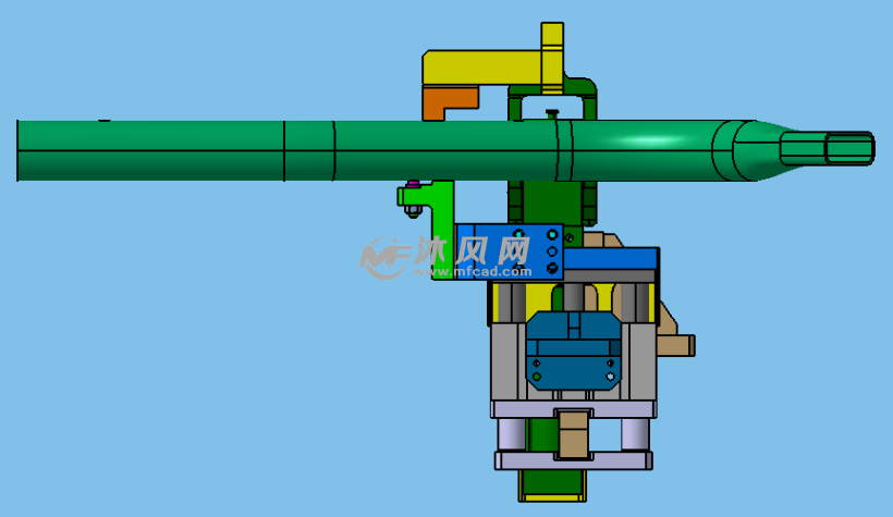 圆管的定位夹具机构