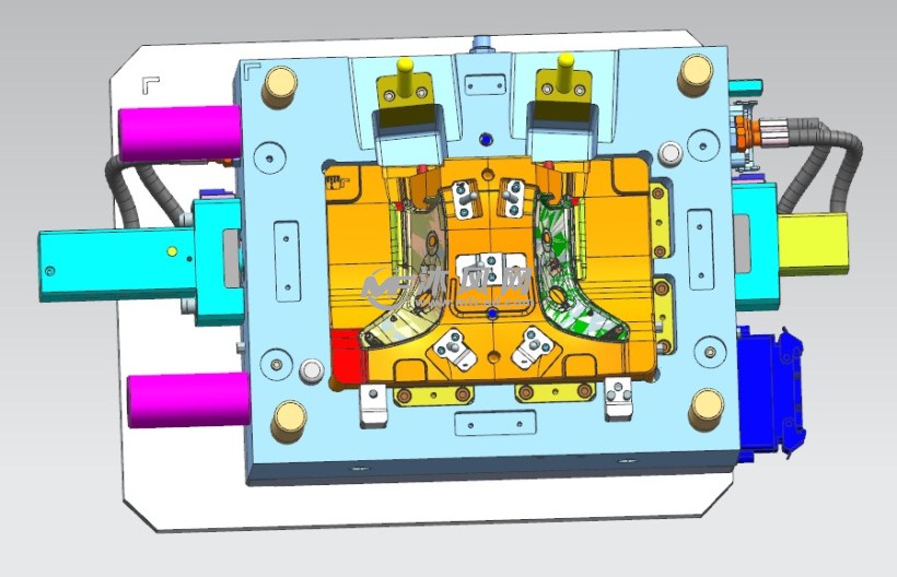汽车左右镜壳注塑模具设计