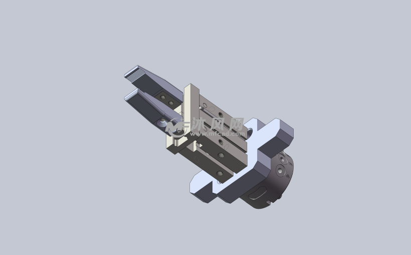 小型方形料块快速切换夹具