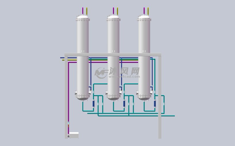 离子交换柱吸附柱模型