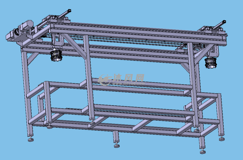 双工位风轮内撑抓手搬运机构