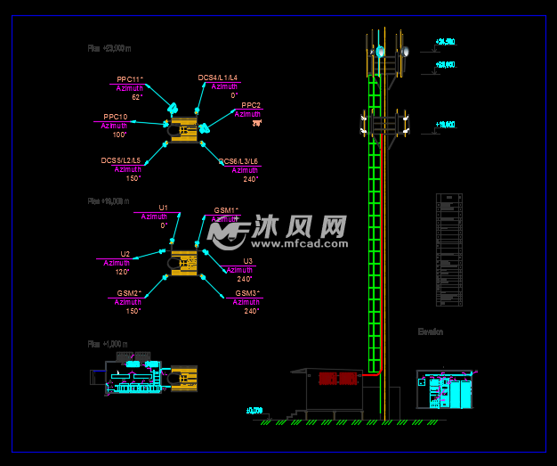 通讯塔信号发射塔