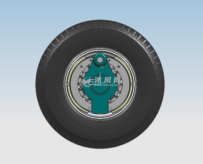 輪轂剎車機構設計