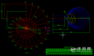 蜗壳水力单线图