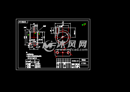 吊轴承图纸通用适配cad图纸