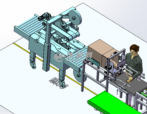机顶盒整机包装流水线