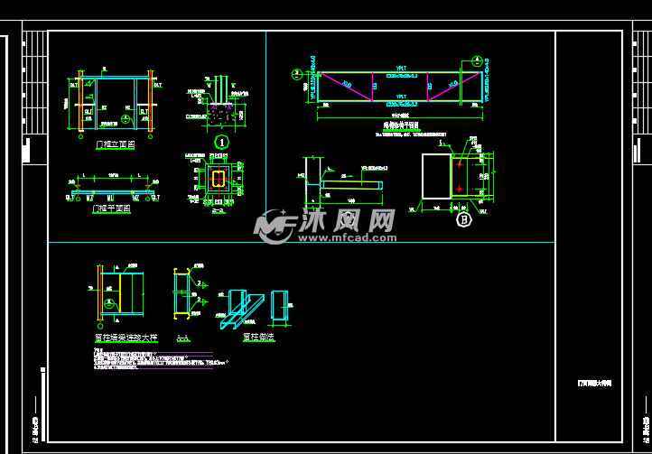 门窗雨棚大样图