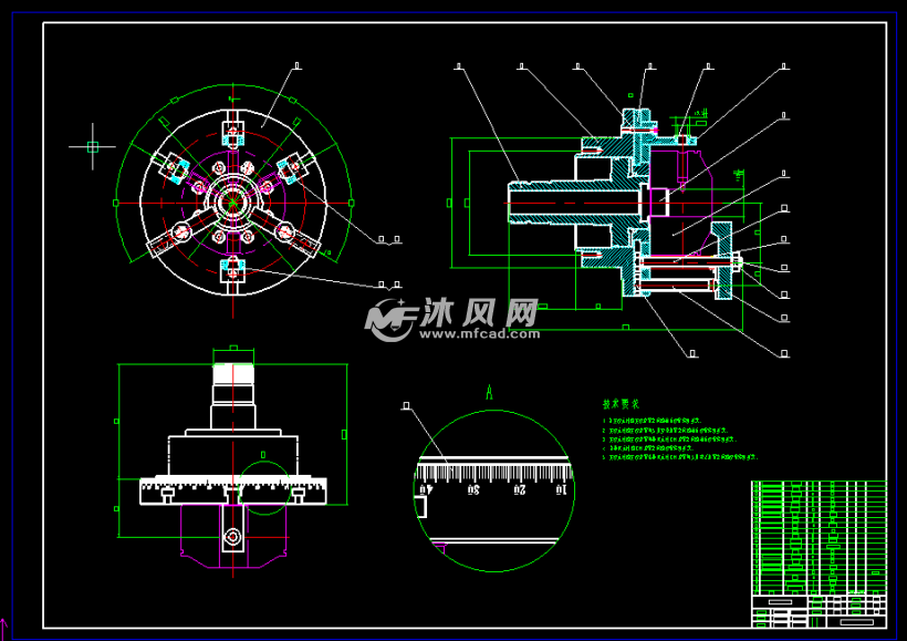 分配外套分度盘钻孔专用夹具设计 - 设计方案图纸 - 沐风网