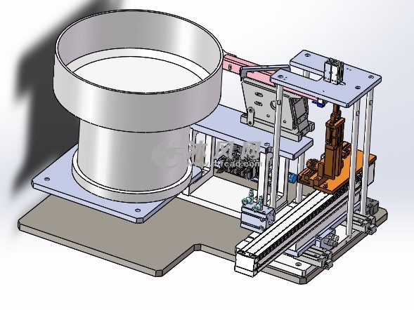 带自动抓取功能的端子振动盘送料机