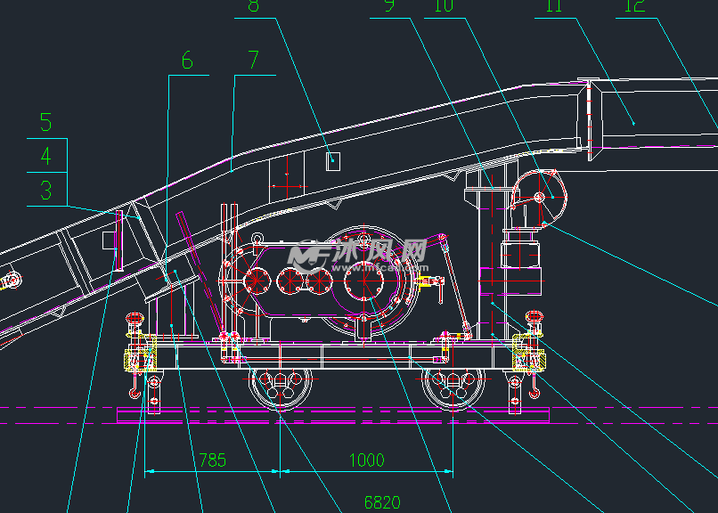 p60b耙斗装岩机图纸