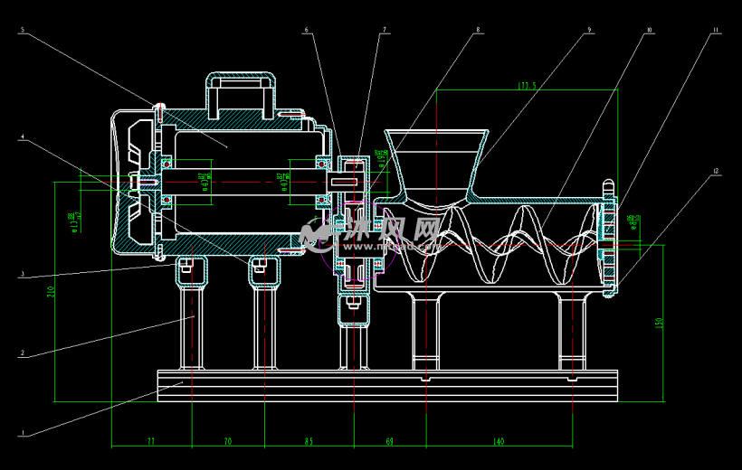 基于solidworks的绞肉机设计
