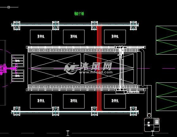 車橋工廠生產線平面佈局圖