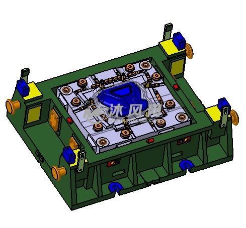 前围加强板拉延模 - 冲压模具图纸 - 沐风网