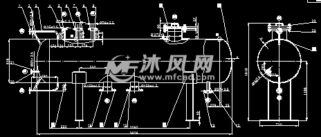 卧式圆筒形储罐氨罐