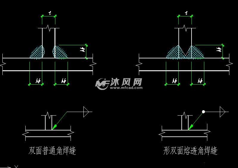钢结构焊接标准图及节点构造大样图