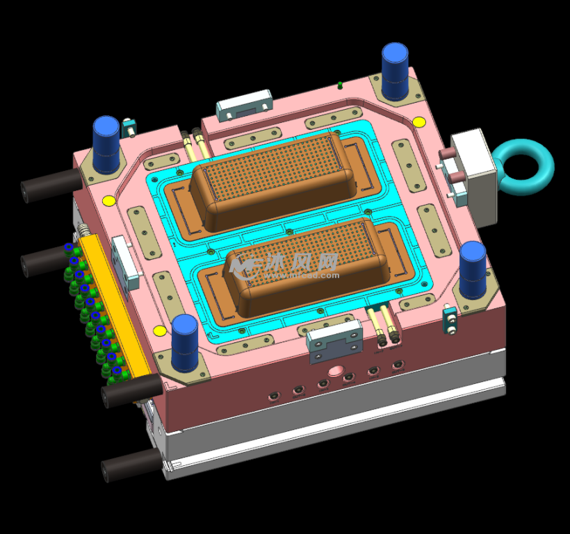 篮子软胶模具设计