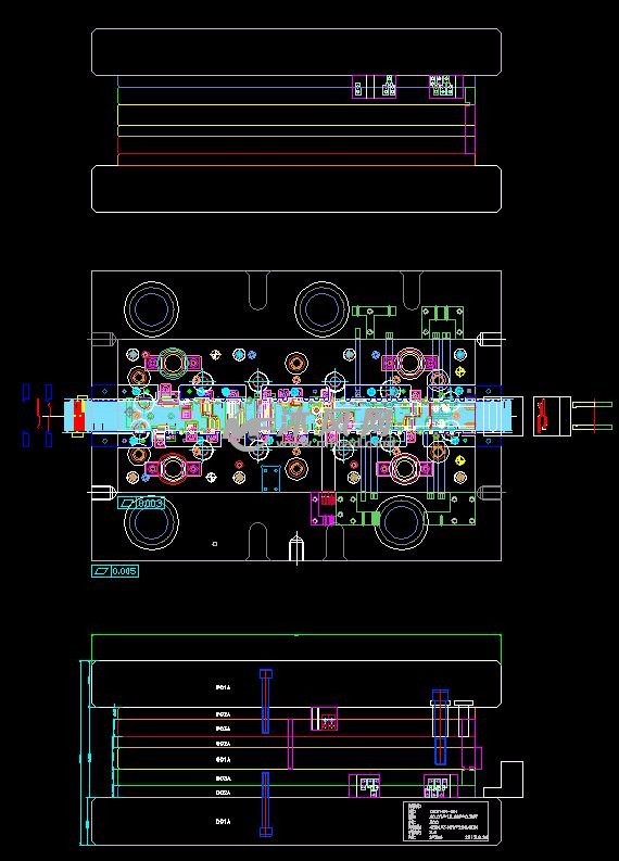 3pin端子五金冲压模具