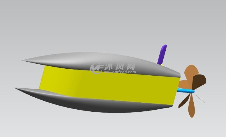 新概念设计船底视图