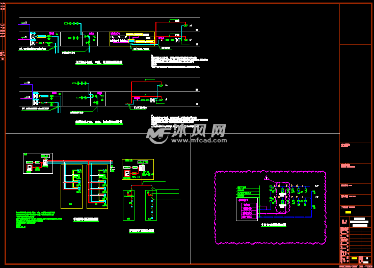 养老院强电弱电气施工图