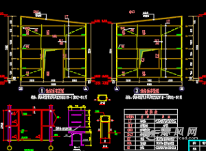 彩钢房结构设计施工图