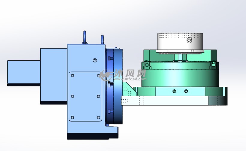 加工中心4轴液压工装